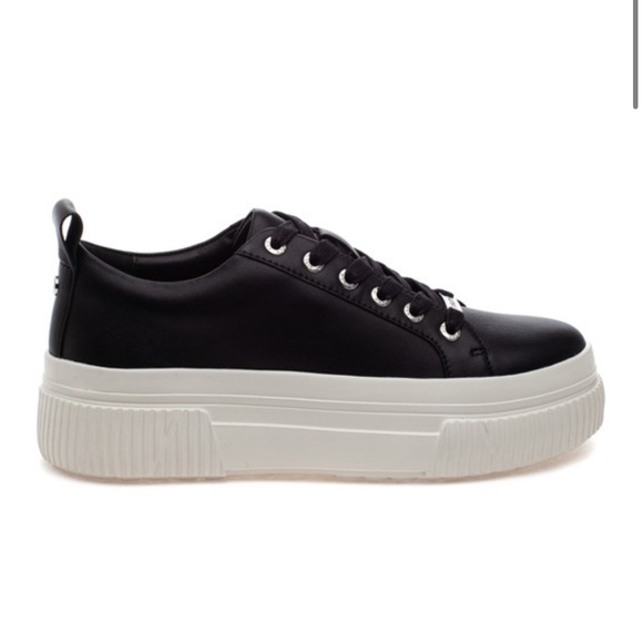 J/SLIDES Shoes - NWT J/SLIDES WEST Black Metallic Leather Sneaker